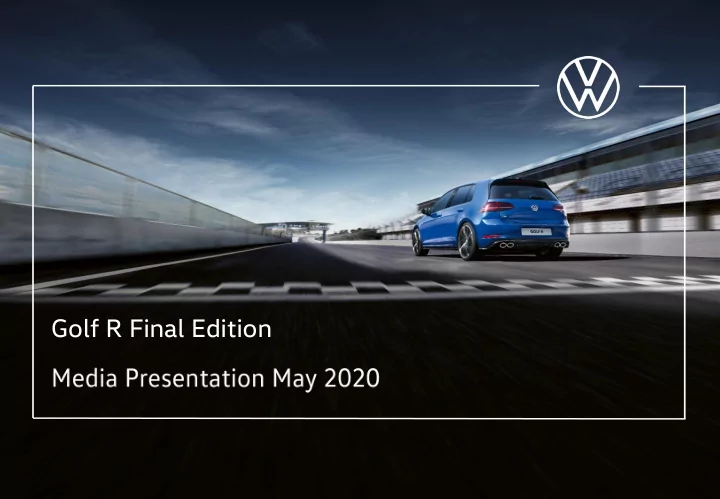 golf r final edition
