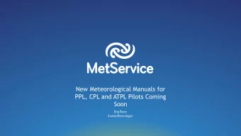 PPL, CPL and ATPL Pilots Coming  Soon  Greg Reeve  Aviation Meteorologist  New Meteorology Manuals
