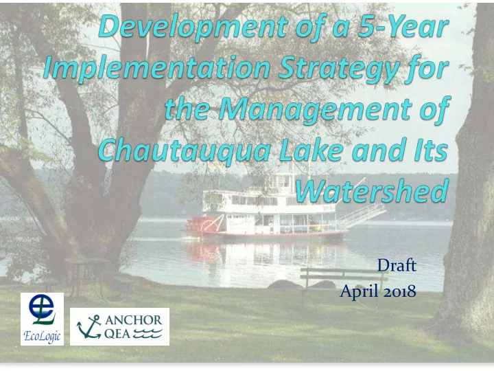 april 2018 presentation outline