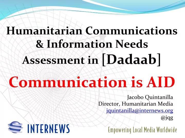 communication is aid