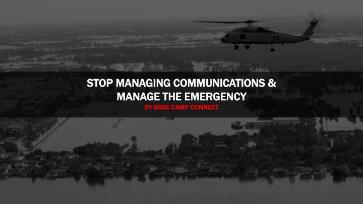 stop p mana nagi ging ng communic unications tions mana
