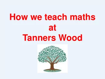at Tanners Wood  2017 SATs Results  What is the standard that children need  to reach by the end of