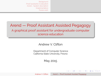 [PPT] - The Coq proof assistant : principles and practice J.-F. Monin ...