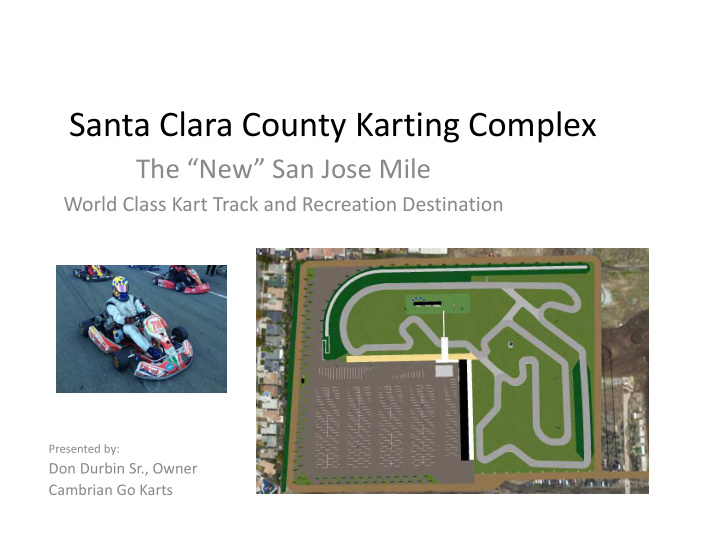 santa clara county karting complex