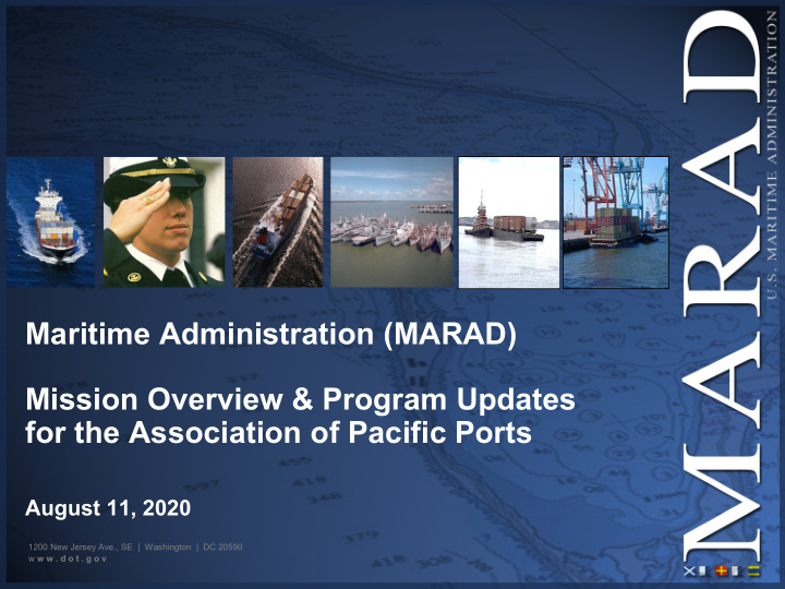 maritime administration marad mission overview program