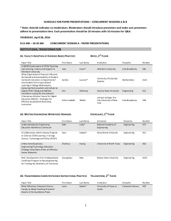 1  Supporting STEM Learning by  Mark  Guzdial*  Georgia Institute of  Computer Science  A37