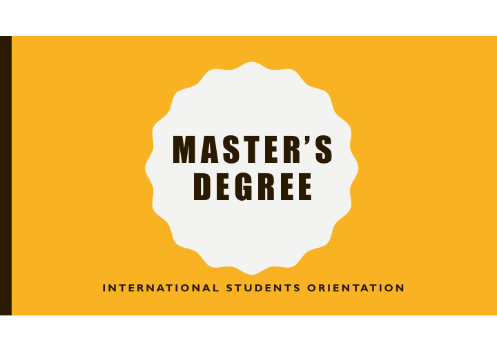 master s degree