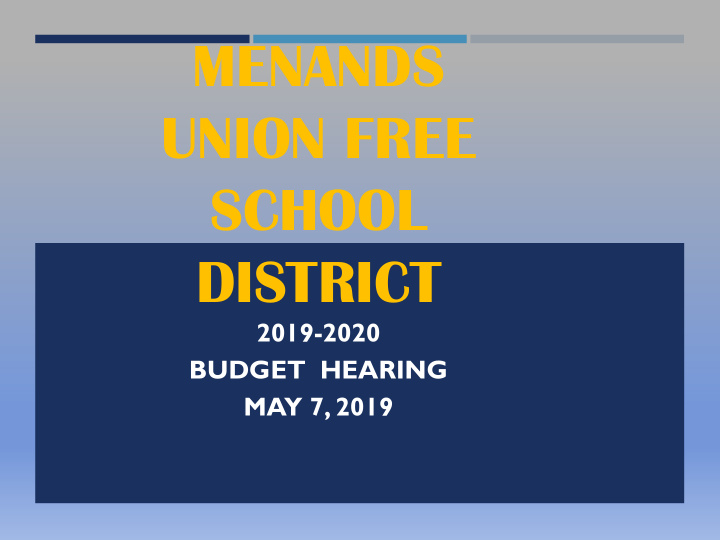 menands union free school district