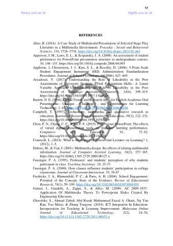 88 library .uns.ac.id  digilib.uns.ac.id  REFERENCES  Altas, B. (2014). A Case Study of Multimodal