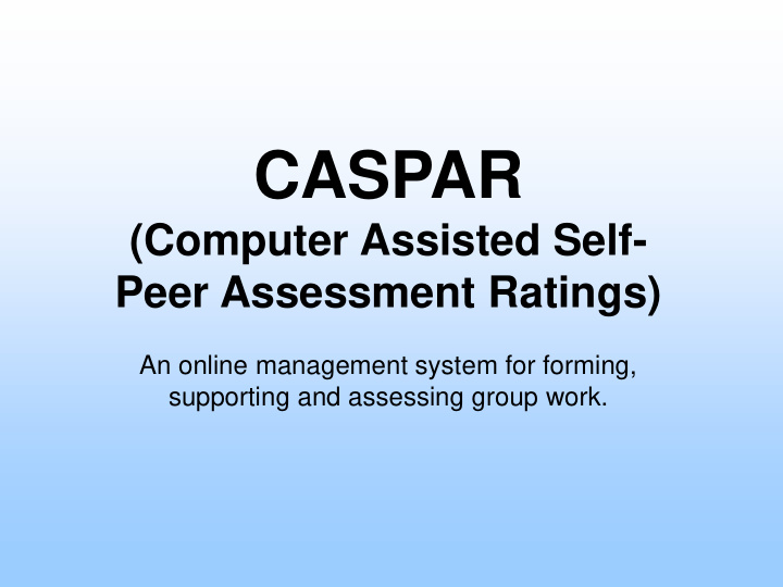 caspar