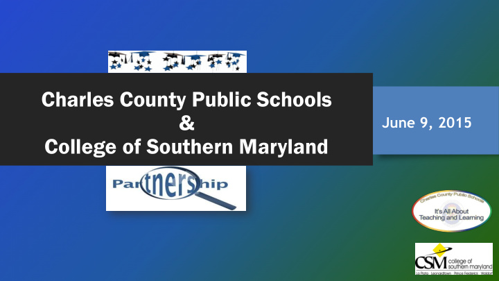 june 9 2015 college of southern maryland ccps dual