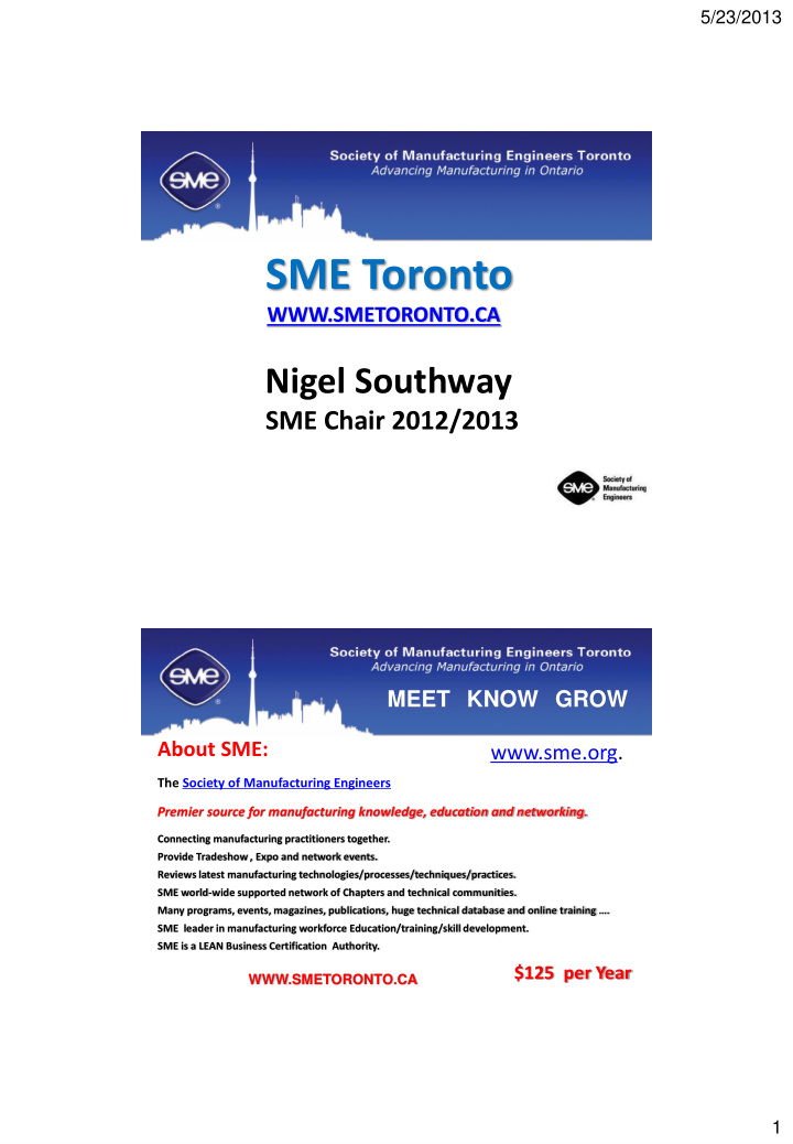 sme toronto