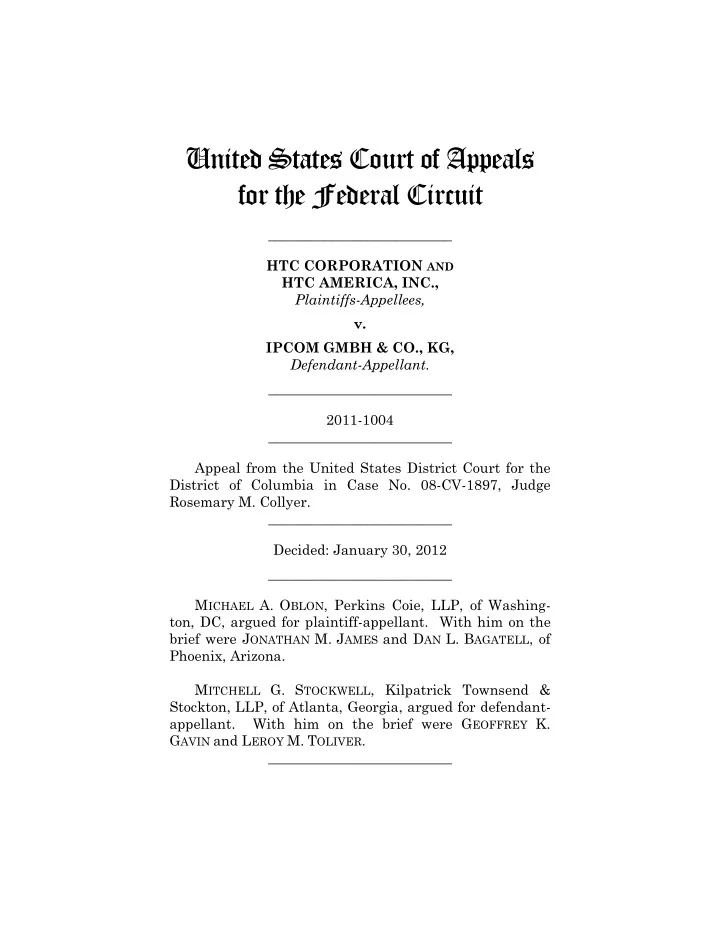 united states court of appeals for the federal circuit