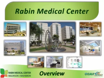 Overview  Rabin Medical Center  The Vision Rabin Medical Center  the Leading Academic  Medical