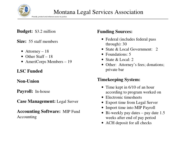 montana legal services association