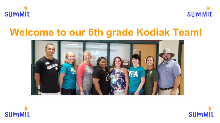 welcome to our 6th grade kodiak team welcome to our 7th