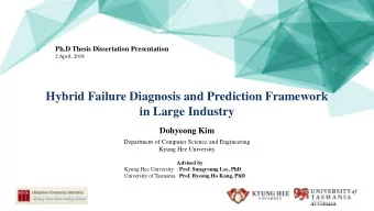 in Large Industry  Dohyeong Kim  Department of Computer Science and Engineering  Kyung Hee