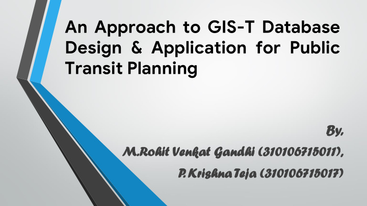 transit planning