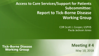 report to tick borne disease