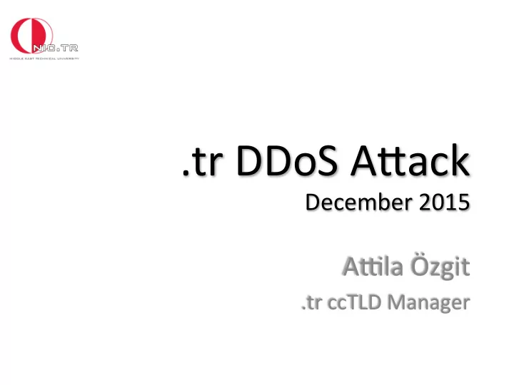 tr ddos a ack