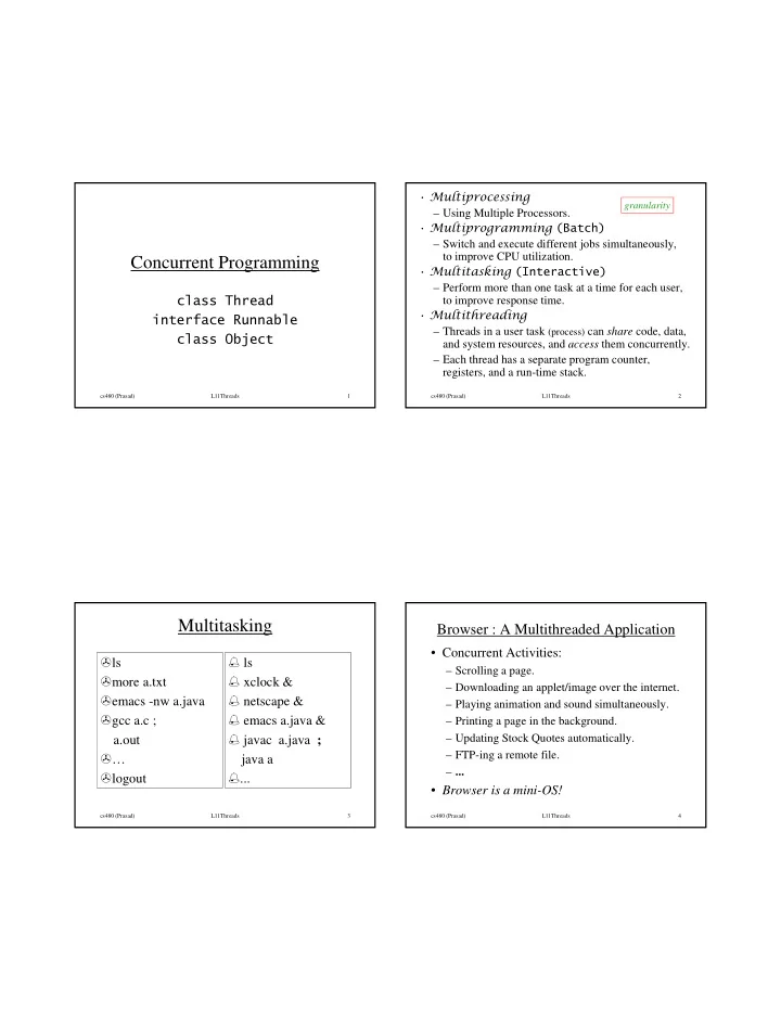 concurrent programming