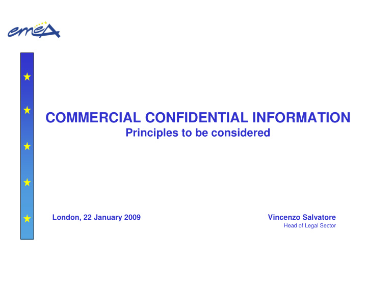 commercial confidential information