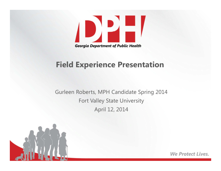 field experience presentation