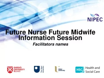 Information Session Facilitators names  Aim  To increase awareness of the:  NMC Education