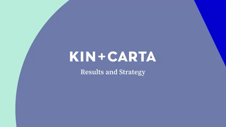 results and strategy fy18 results