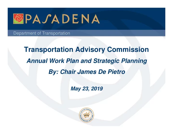 transportation advisory commission