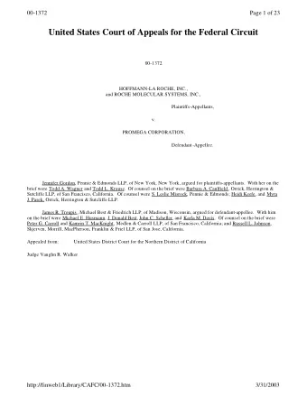 00-1372  Page 3 of 23  directed to a purified thermostable enzyme.  The 509 application named