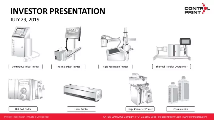 investor presentation