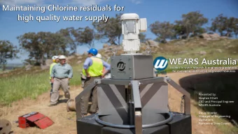 WEARS Australia  Leaders in water research &amp; engineering solutions  for managing and