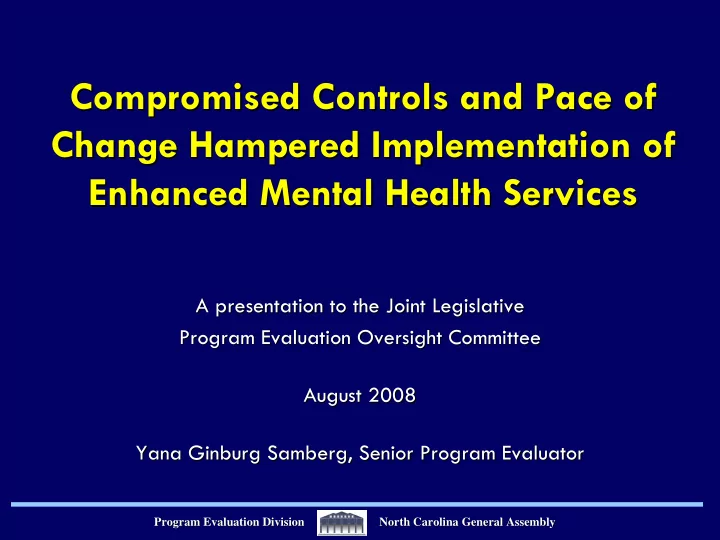 compromised controls and pace of compromised controls and