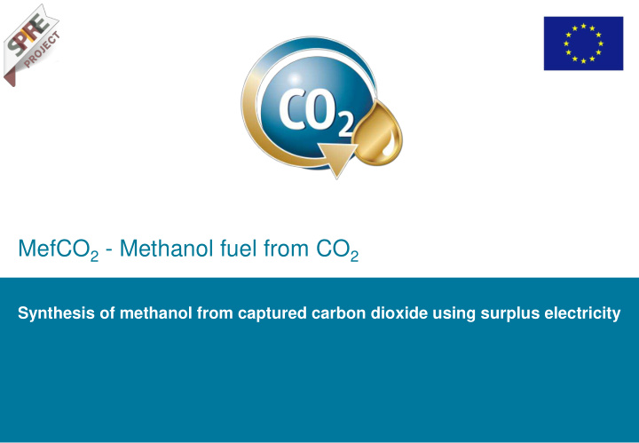 mefco 2 methanol fuel from co 2