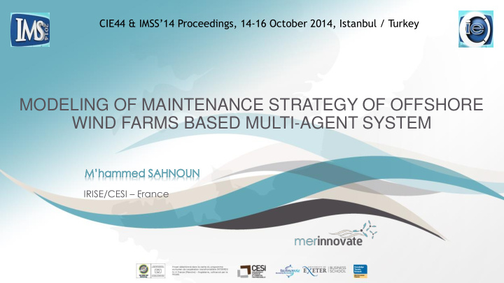 wind farms based multi agent system