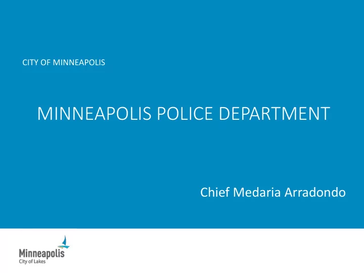 minneapolis police department