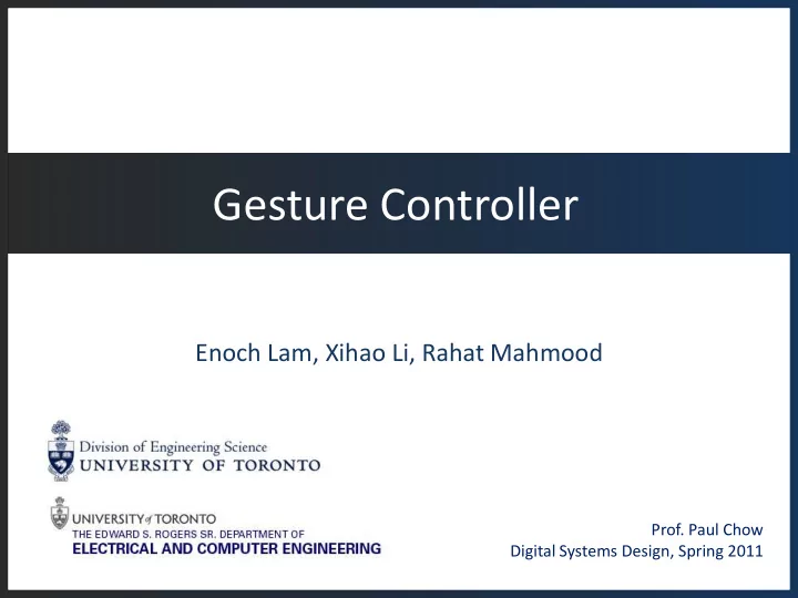 gesture controller