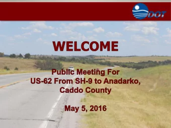 PURPOSE OF THI S MEETI NG  is to Discuss the Need and Present the Proposed  Alternatives to