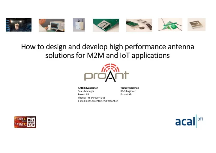 how to design and develop high performance antenna