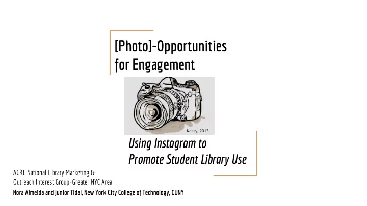 photo opportunities for engagement