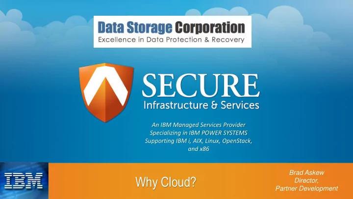 why cloud