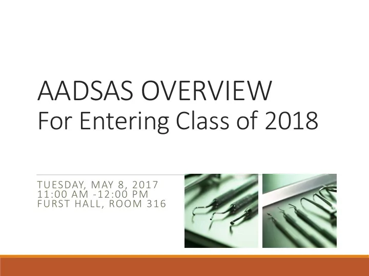 aadsas overview