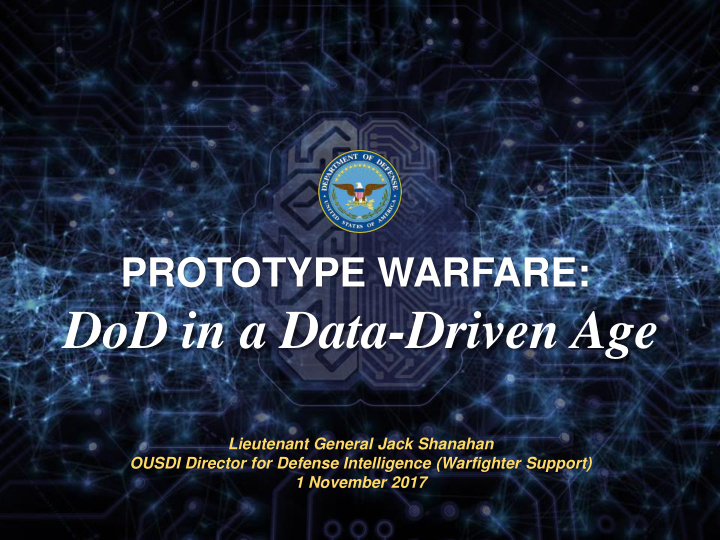 dod in a data driven age