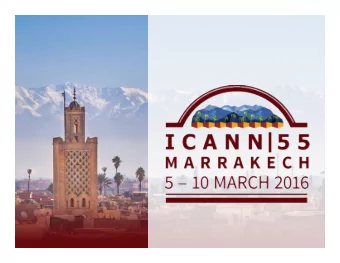 ICANN Language Services   Community Translation  Christina Rodriguez  ICANN  |  ICANN55    |  8