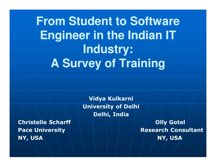 from student to software from student to software