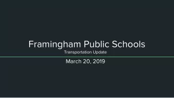 Transportation Personnel Involved    Durham - Chief Operating Officer    Durham - Region