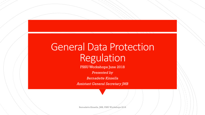 general data protection