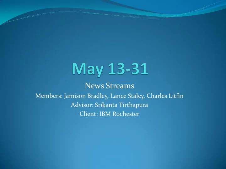 news streams
