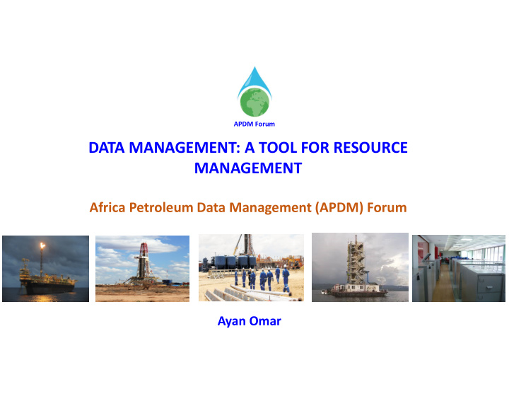 data management a tool for resource management